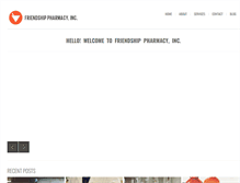 Tablet Screenshot of friendshippharm.com